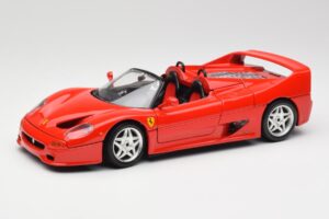 Ferrari F50 Cabriolet Rød Bburago 1:18 3352 Metal