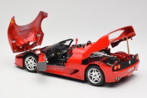 Ferrari F50 Cabriolet Rød Bburago 1:18 3352 Metal — billede 5 af 8