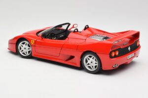 Ferrari F50 Cabriolet Rød Bburago 1:18 3352 Metal — billede 7 af 8