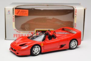Ferrari F50 Cabriolet Rød Bburago 1:18 3352 Metal — billede 8 af 8