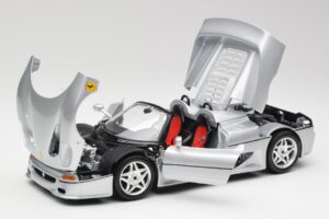 Ferrari F50 Cabriolet Sølv Bburago 1:18 3372 Metal — billede 2 af 8