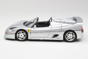 Ferrari F50 Cabriolet Sølv Bburago 1:18 3372 Metal — billede 4 af 8