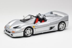 Ferrari F50 Cabriolet Sølv Bburago 1:18 3372 Metal