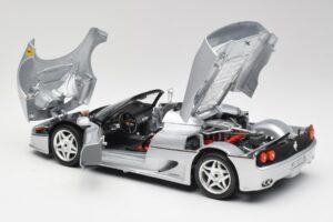 Ferrari F50 Cabriolet Sølv Bburago 1:18 3372 Metal — billede 5 af 8
