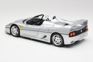 Ferrari F50 Cabriolet Sølv Bburago 1:18 3372 Metal — billede 7 af 8