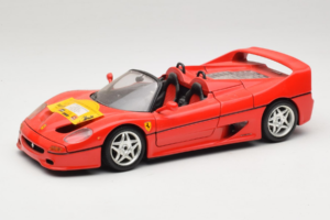 Ferrari F50 Cabriolet 50 Jahre Ferrari 24 Jahre Bburago FMC Rød Bburago 1:18 3352-P1 Metal