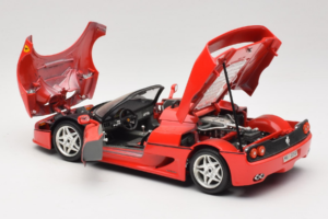 Ferrari F50 Cabriolet 50 Jahre Ferrari 24 Jahre Bburago FMC Rød Bburago 1:18 3352-P1 Metal — billede 5 af 8