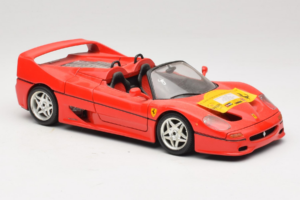 Ferrari F50 Cabriolet 50 Jahre Ferrari 24 Jahre Bburago FMC Rød Bburago 1:18 3352-P1 Metal — billede 6 af 8