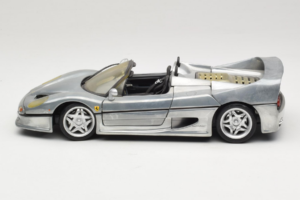 Ferrari F50 Cabriolet Chrome Silver Begrænset Udgave Hot Wheels 1:18 25741 Metal — billede 4 af 8