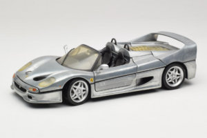 Ferrari F50 Cabriolet Chrome Silver Begrænset Udgave Hot Wheels 1:18 25741 Metal