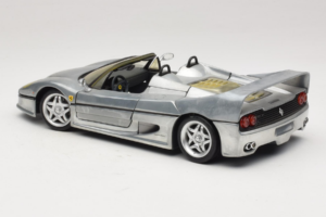 Ferrari F50 Cabriolet Chrome Silver Begrænset Udgave Hot Wheels 1:18 25741 Metal — billede 7 af 8