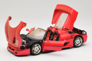 Ferrari F50 Cabriolet Monza Red Standox Bburago 1:18 ST01 Metal — billede 2 af 8