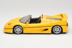 Ferrari F50 Cabriolet Gul Maisto 1:18 50246-Y1 Metal — billede 4 af 8