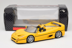 Ferrari F50 Cabriolet Gul Maisto 1:18 50246-Y1 Metal — billede 8 af 8