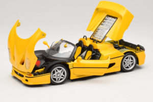 Ferrari F50 Cabriolet Shell Gul Maisto 1:18 3076-Y2 Metal — billede 2 af 8
