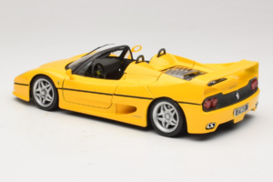 Ferrari F50 Cabriolet Shell Gul Maisto 1:18 3076-Y2 Metal — billede 7 af 8