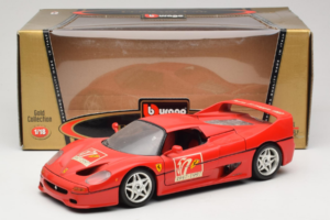 Ferrari F50 Coupe #50 50 Jahre Ferrari Rød Bburago 1:18 3352-P2 Metal — billede 8 af 8