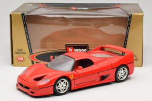 Ferrari F50 Coupe Rød Bburago 1:18 3382 Metal — billede 8 af 8