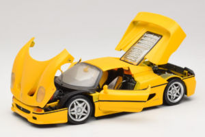 Ferrari F50 Coupe Shell Gul Maisto 1:18 3076-Y1 Metal — billede 2 af 8