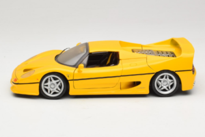 Ferrari F50 Coupe Shell Gul Maisto 1:18 3076-Y1 Metal — billede 4 af 8