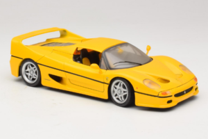Ferrari F50 Coupe Shell Gul Maisto 1:18 3076-Y1 Metal — billede 6 af 8