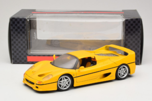 Ferrari F50 Coupe Shell Gul Maisto 1:18 3076-Y1 Metal — billede 8 af 8