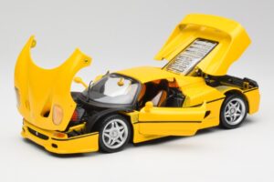 Ferrari F50 Giallo Modena Maisto 1:18 F50001 Metal — billede 2 af 8