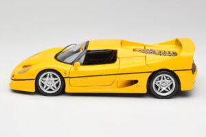 Ferrari F50 Giallo Modena Maisto 1:18 F50001 Metal — billede 4 af 8