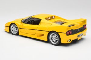 Ferrari F50 Giallo Modena Maisto 1:18 F50001 Metal — billede 7 af 8