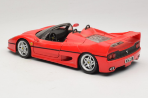 Ferrari F50 Spider Rød Shell Maisto 1:18 3076-M1 Metal — billede 7 af 8