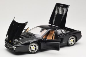 Ferrari F512M Sort Hot Wheels 1:18 23922 Metal — billede 2 af 8