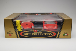 Ferrari Gift Set 250 Testa Rossa & 360 Modena Challenge Rød Bburago 1:18 GC001 Metal — billede 2 af 2