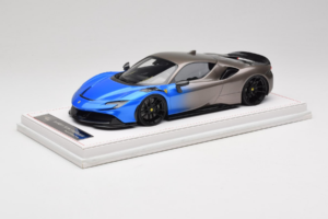 Ferrari SF90 Novitec Blue Grey Metallic IVY 1:18 REMC029 Resin — billede 2 af 7
