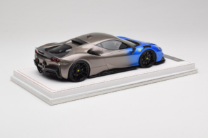 Ferrari SF90 Novitec Blue Grey Metallic IVY 1:18 REMC029 Resin — billede 3 af 7