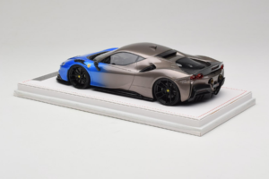 Ferrari SF90 Novitec Blue Grey Metallic IVY 1:18 REMC029 Resin — billede 5 af 7