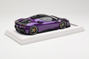 Ferrari SF90 Stradale Novitec Purple Metallic IVY 1:18 REMC021 Resin — billede 3 af 7
