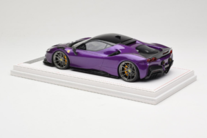 Ferrari SF90 Stradale Novitec Purple Metallic IVY 1:18 REMC021 Resin — billede 5 af 7