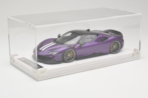 Ferrari SF90 Stradale Novitec Purple Metallic IVY 1:18 REMC021 Resin — billede 6 af 7