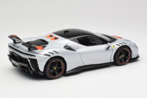 Ferrari SF90 XX Stradale Arctic White Bburago 1:18 18-16020W Metal — billede 3 af 8