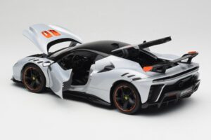 Ferrari SF90 XX Stradale Arctic White Bburago 1:18 18-16020W Metal — billede 5 af 8