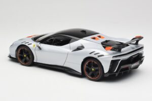 Ferrari SF90 XX Stradale Arctic White Bburago 1:18 18-16020W Metal — billede 7 af 8