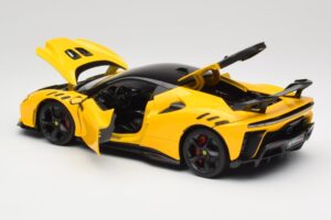 Ferrari SF90 XX Stradale Giallo Modena Bburago 1:18 18-16020Y Metal — billede 5 af 8