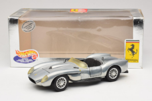 Ferrari Testa Rossa Chrome Silver Hot Wheels 1:18 25737 Metal — billede 8 af 8