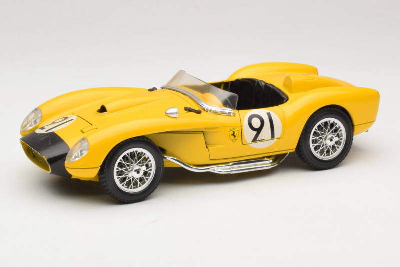 Ferrari 250 Testa Rossa #91 Gul Begrænset Udgave Bburago 1:18 3007-Y1 Metal