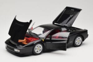 Ferrari Testarossa Sort Kyosho 1:18 08425BK Metal — billede 2 af 8