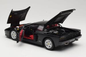Ferrari Testarossa Sort Kyosho 1:18 08425BK Metal — billede 5 af 8
