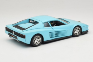 Ferrari Testarossa Borsenmodell 1997 Limited Edition Blå Bburago 1:18 B002 Metal — billede 3 af 8