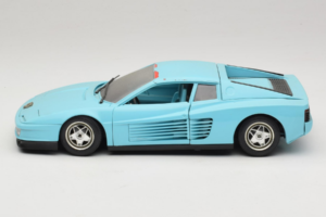 Ferrari Testarossa Borsenmodell 1997 Limited Edition Blå Bburago 1:18 B002 Metal — billede 4 af 8