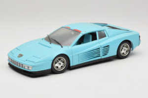 Ferrari Testarossa Borsenmodell 1997 Limited Edition Blå Bburago 1:18 B002 Metal