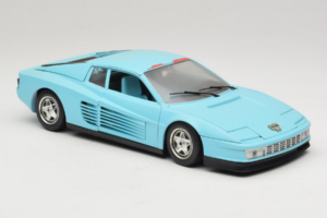 Ferrari Testarossa Borsenmodell 1997 Limited Edition Blå Bburago 1:18 B002 Metal — billede 6 af 8